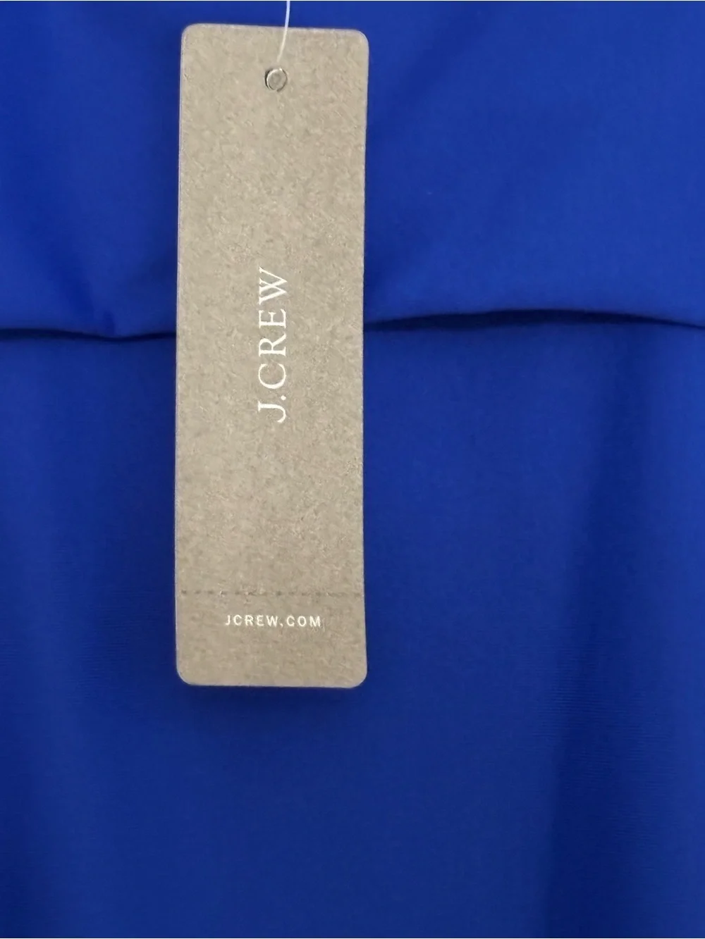 J. Crew Regal Blue Knot-Front  One-Piece Swimsuit Women Size 4